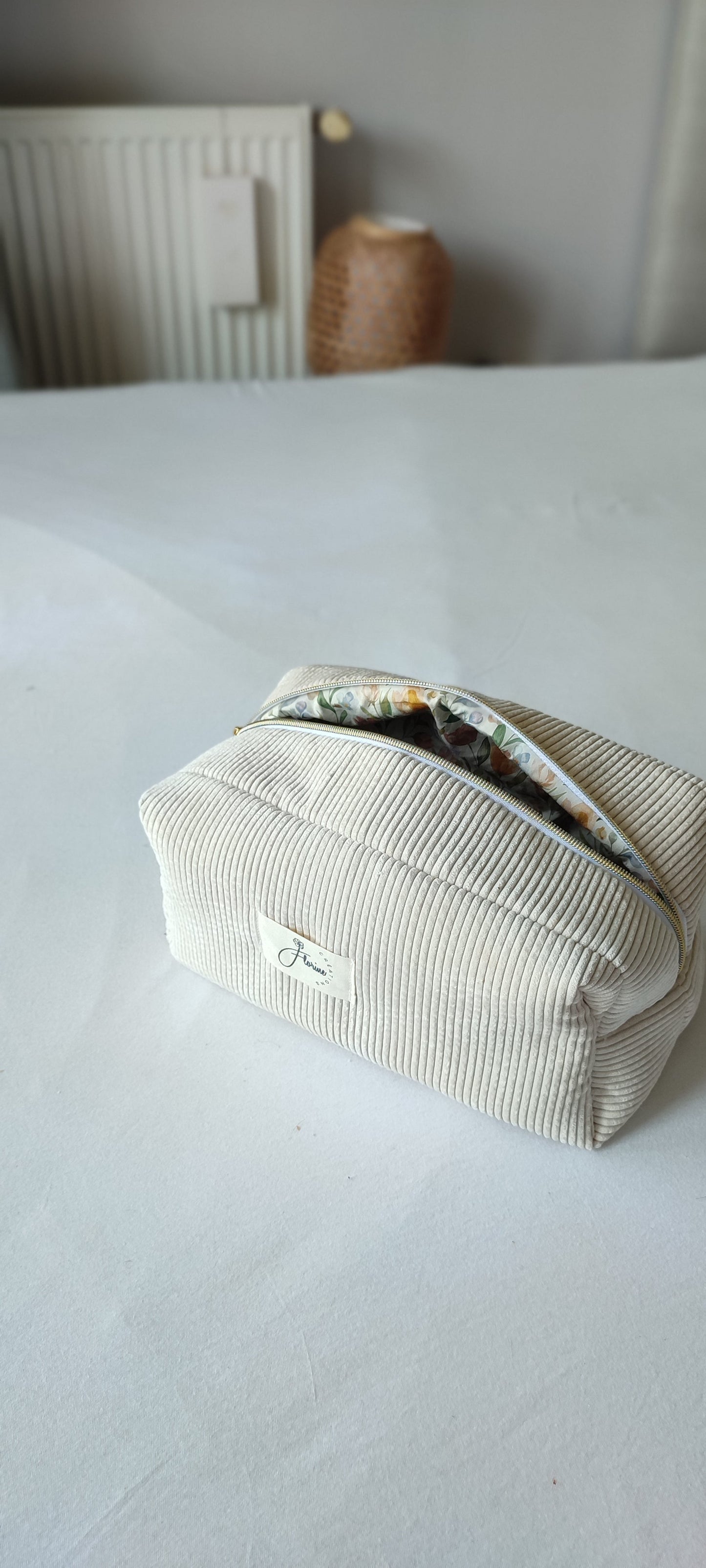 Cotton Pencil Case – trousse en tissu coton Florine Créations