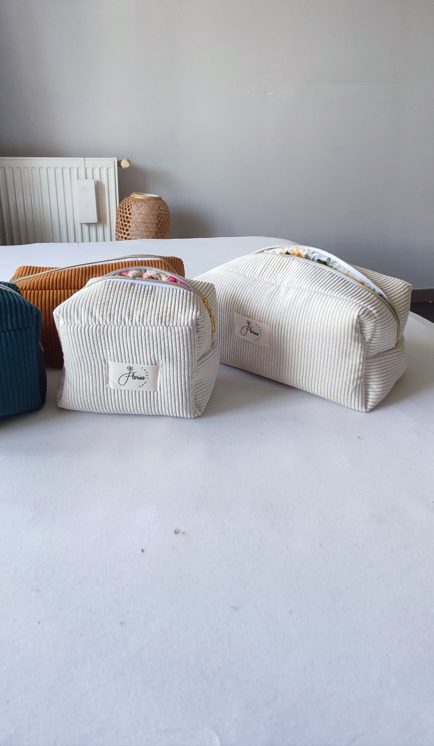 Cotton Pencil Case – trousse en tissu coton Florine Créations