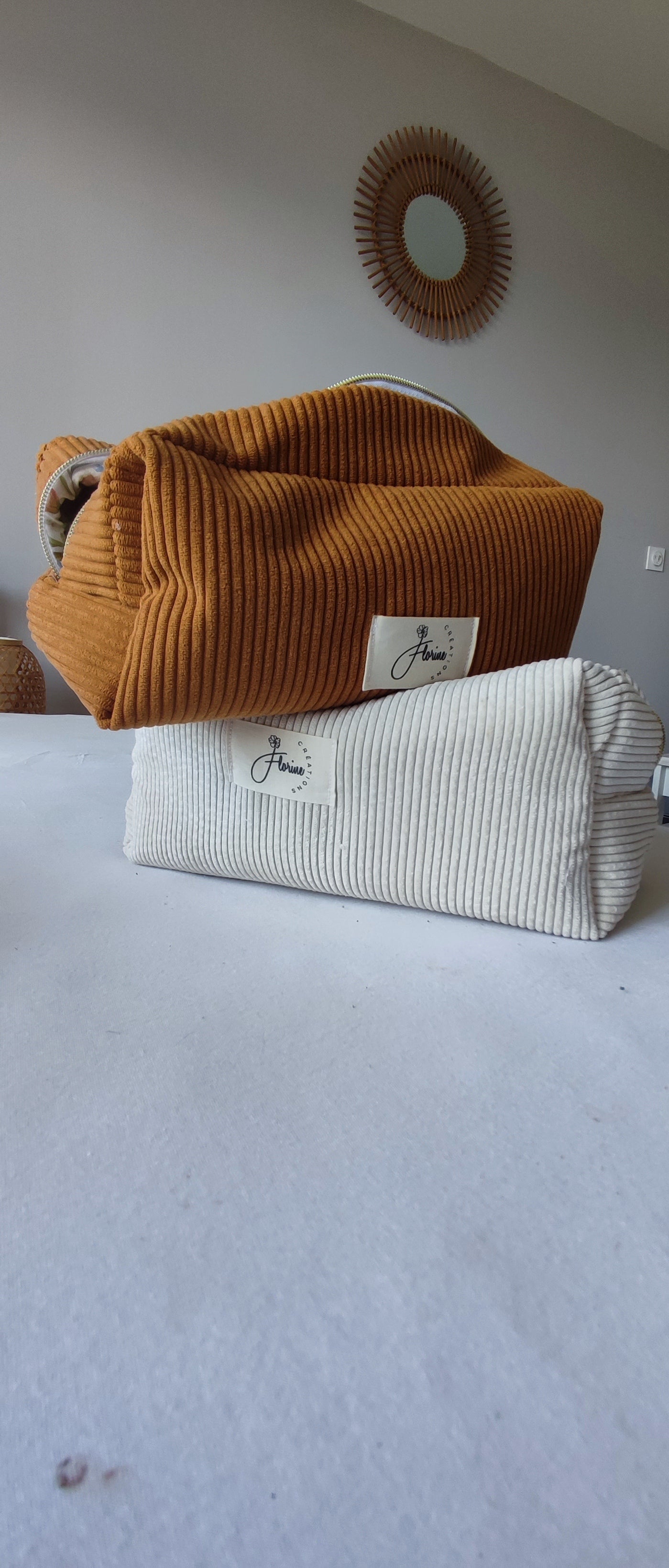 Cotton Pencil Case – trousse en tissu coton Florine Créations