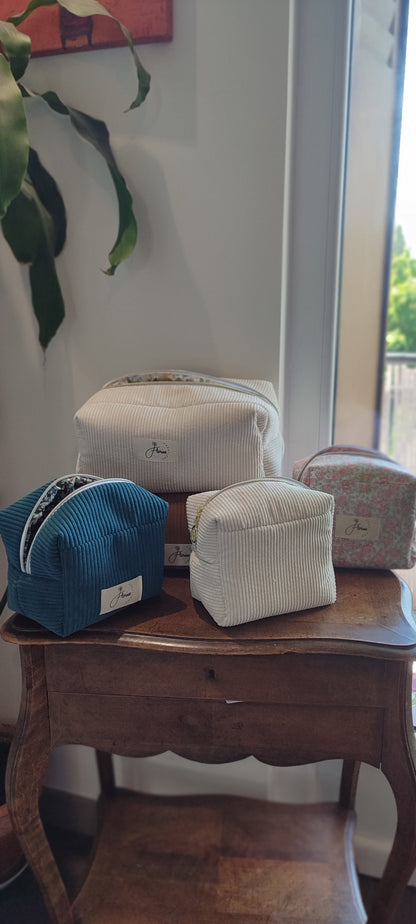 Cotton Pencil Case – trousse en tissu coton Florine Créations