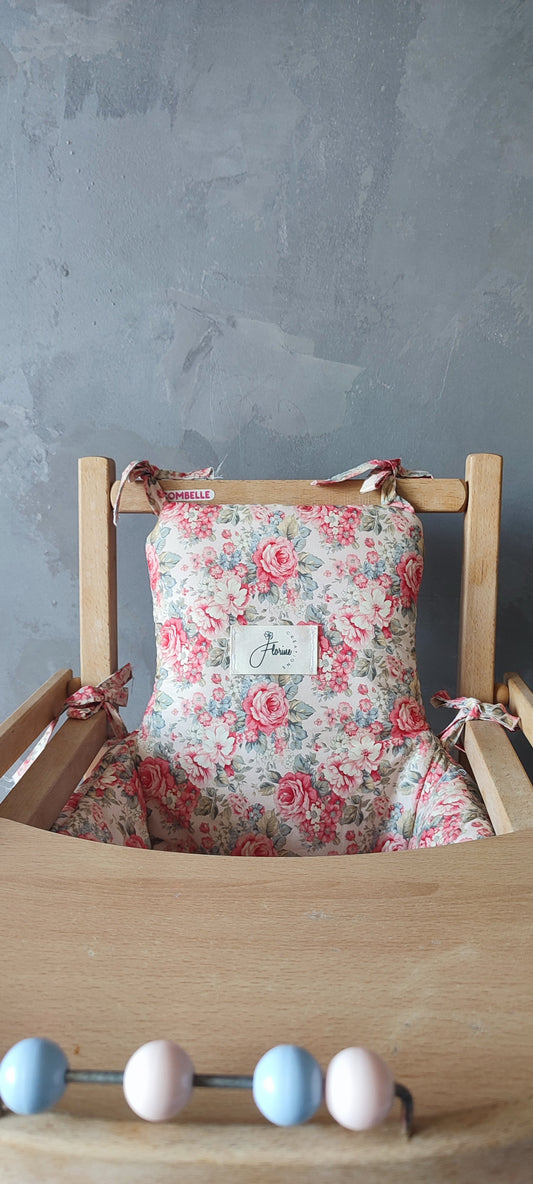 Coussin chaise haute personnalisable Florine Créations